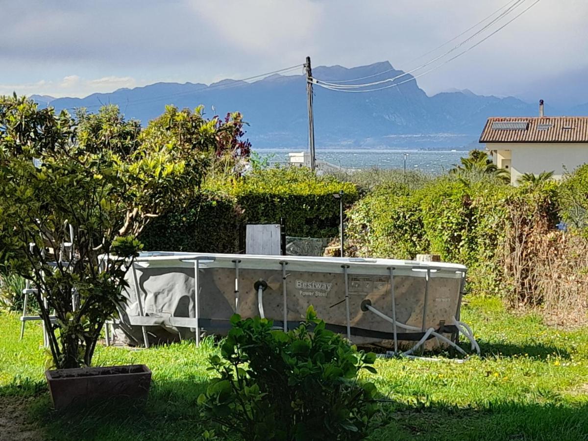 Villa La Magnolia - Private Beach Access, Garden, Views Lazise Bagian luar foto