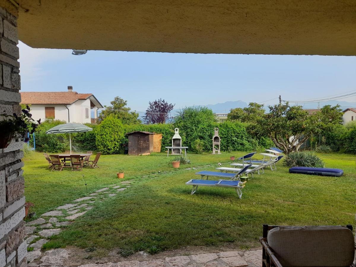 Villa La Magnolia - Private Beach Access, Garden, Views Lazise Bagian luar foto