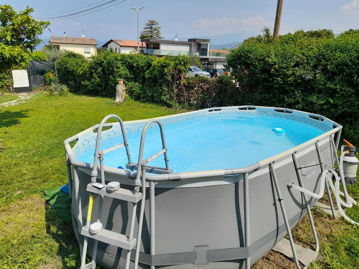 Villa La Magnolia - Private Beach Access, Garden, Views Lazise Bagian luar foto